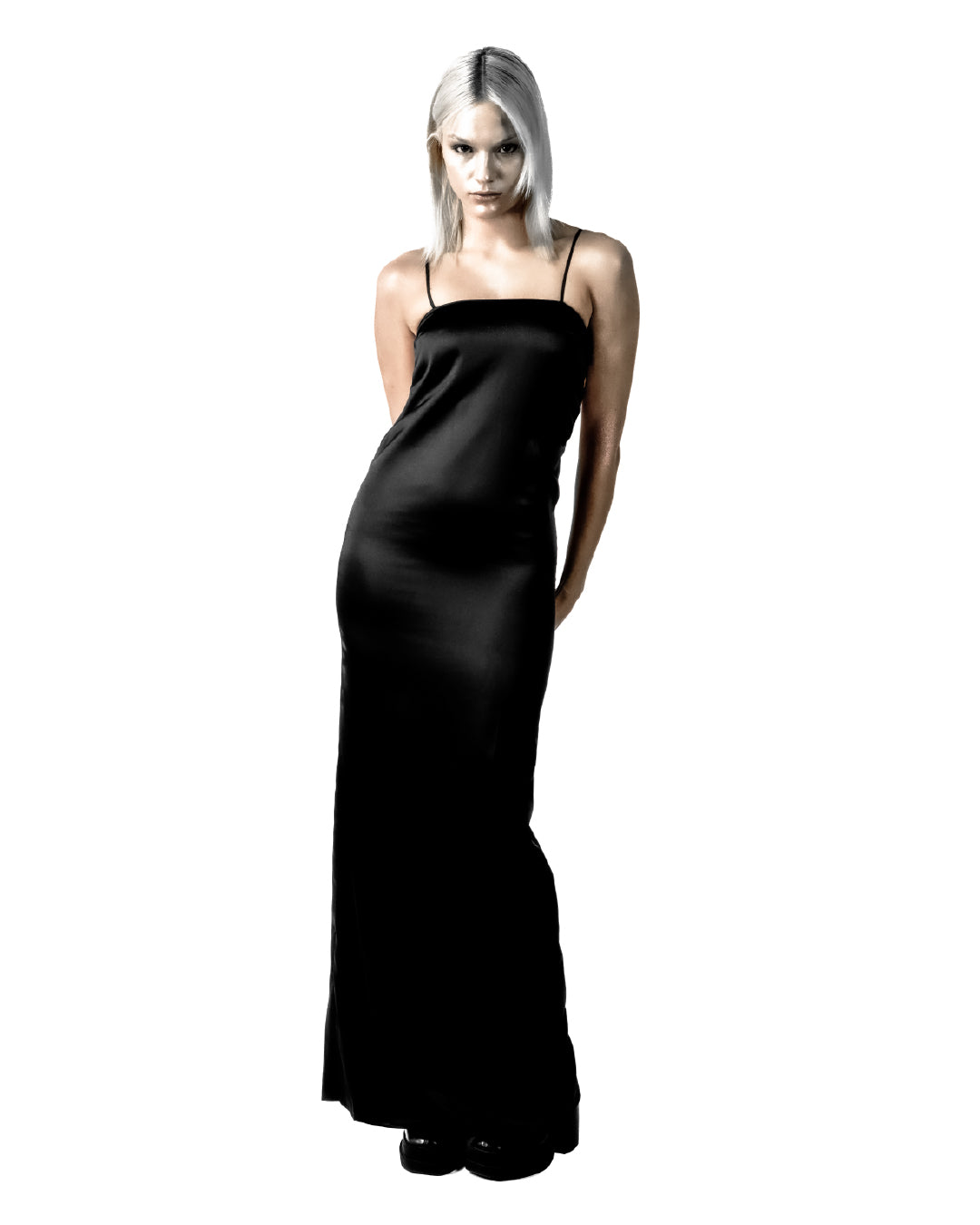SATIN DRESS
