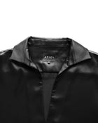 V TYPE SATIN SHIRT