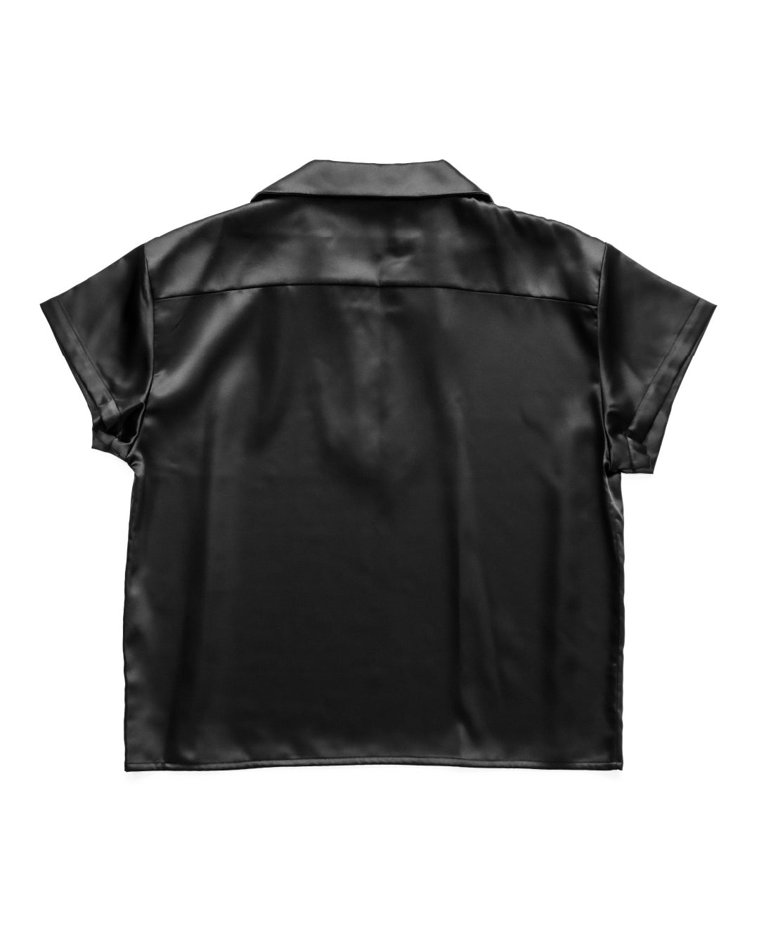 V TYPE SATIN SHIRT