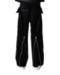 TRIANGLE SHAPE ZIPPER JEANS